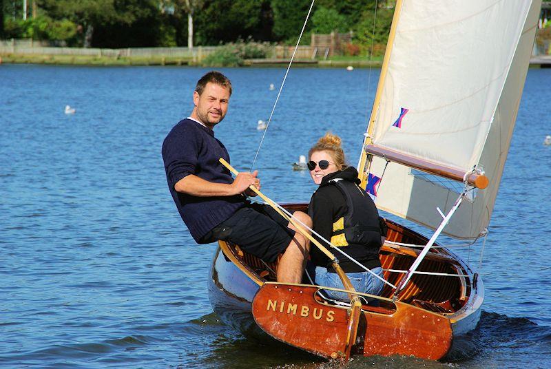 Hull features such at 'tumblehome' in the aft sections were once a feature of International 14 hulls, but with the rapid advances that were taking place in dinghy design, this would vanish in a few years - photo © Dougal Henshall