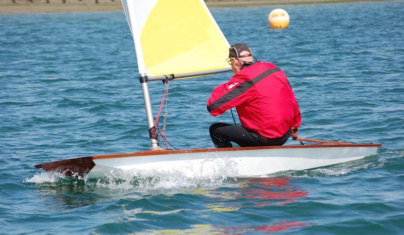 The boat that would eventually become the Topper - this example, sailed by Ian Proctor's son Roger, shows the simplicity of the lines - photo © David Henshall