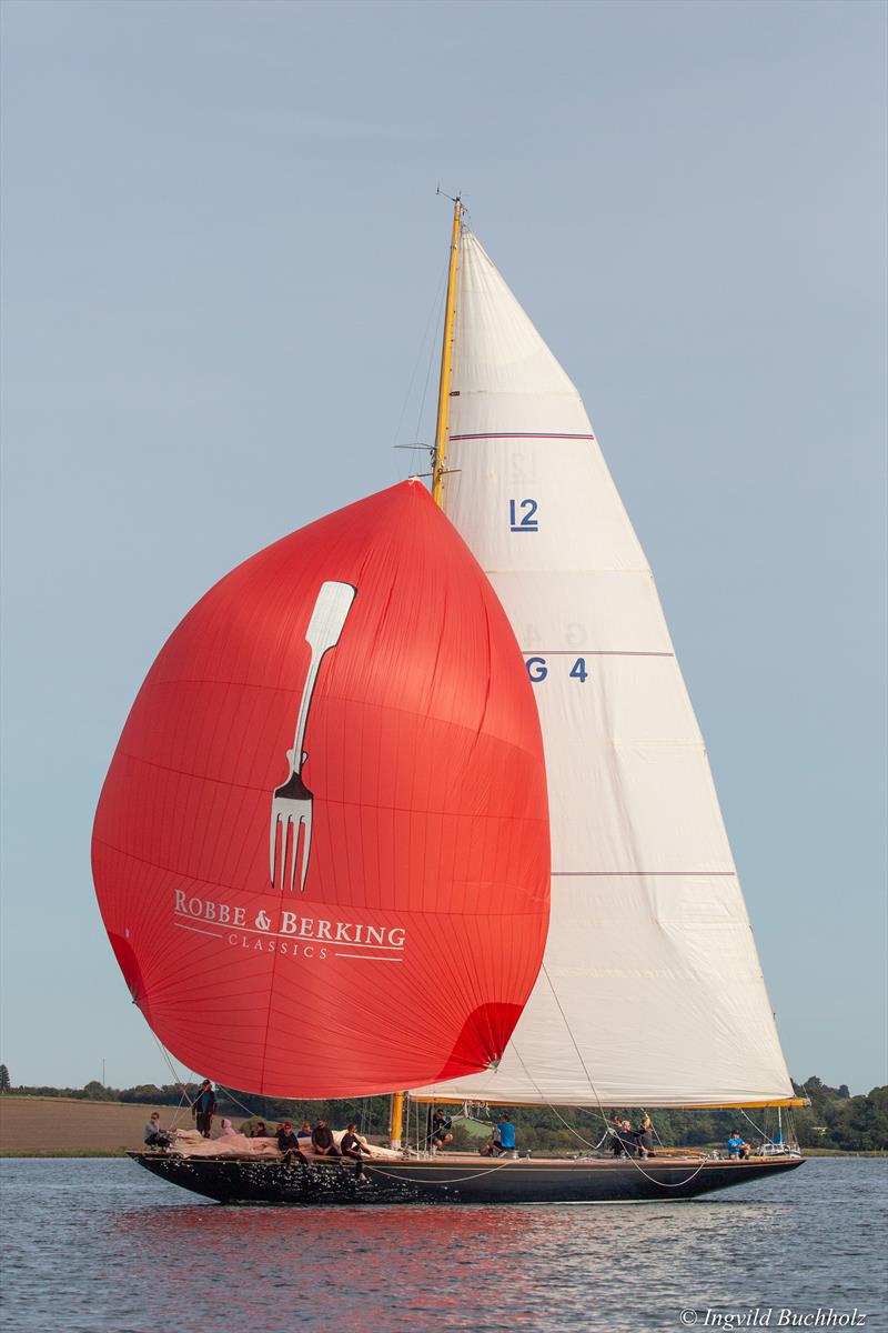 12m Sphinx under spinnaker photo copyright Cyclops Marine taken at  and featuring the  class
