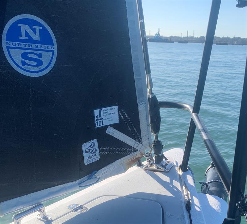 smarttune sensor on a J/111 forestay photo copyright Cyclops Marine taken at  and featuring the  class