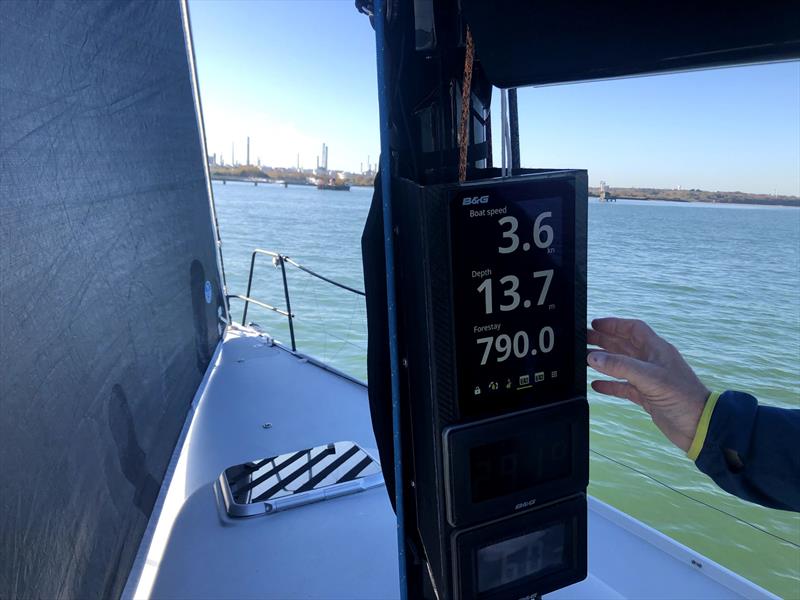 J111 Forestay load - photo © Cyclops Marine