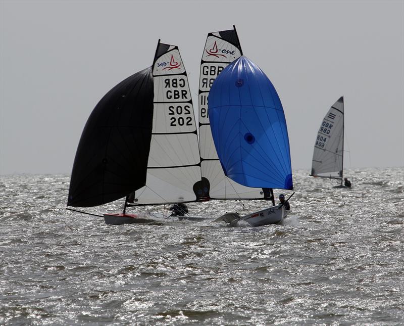 D-One Eastern Championships during the Gorleston Beach Regatta photo copyright Kevin Rollesby taken at Great Yarmouth & Gorleston Sailing Club and featuring the D-One class