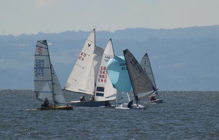 Summer handicap racing on the Dee estuary photo copyright Alan Jenkins taken at  and featuring the D-Zero class