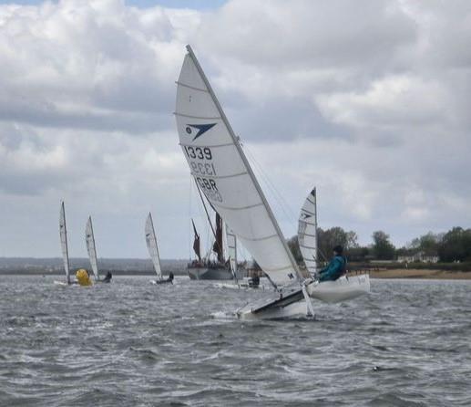 Jemma Clarke during the Dart 15 TT at Marconi photo copyright Dave Russell taken at Marconi Sailing Club and featuring the Dart 15 class