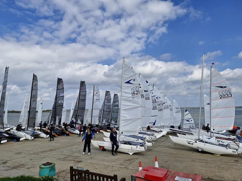Ready to launch ahead of the Dart 15 Summer TT at Marconi - photo © Fenella Miller