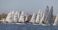 Slow fleet start at the Notts County SC First of Year Race in aid of the RNLI © David Eberlin
