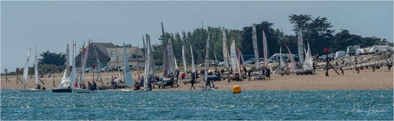 Hayling Island SC Whitsun Regatta day 1 photo copyright Peter Hickson taken at Hayling Island Sailing Club and featuring the Dinghy class