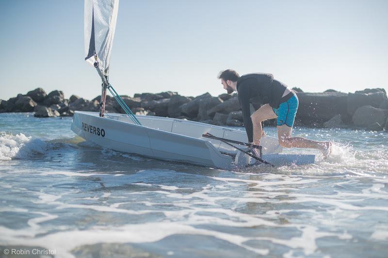 The Reverso photo copyright Robin Christol taken at  and featuring the Dinghy class