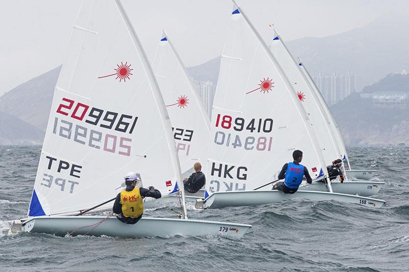 Hong Kong Raceweek 2019. Laser Radial. 1st Hsiu Chu Huang (TPE), 2nd Stan Picard (HKG)  - photo © RHKYC / Guy Nowell