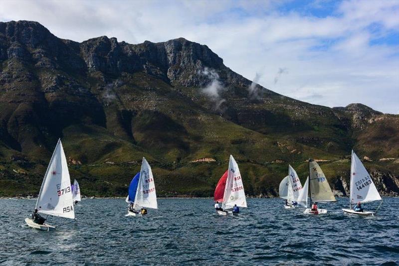 The Dinghy Fleet enjoying the conditions in Hout Bay - Admirals' Regatta 2019 photo copyright Alec Smith / www.imagemundi.com/ taken at  and featuring the Dinghy class