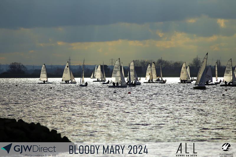 GJW Direct 48th Bloody Mary photo copyright Mark Jardine taken at Queen Mary Sailing Club and featuring the Dinghy class