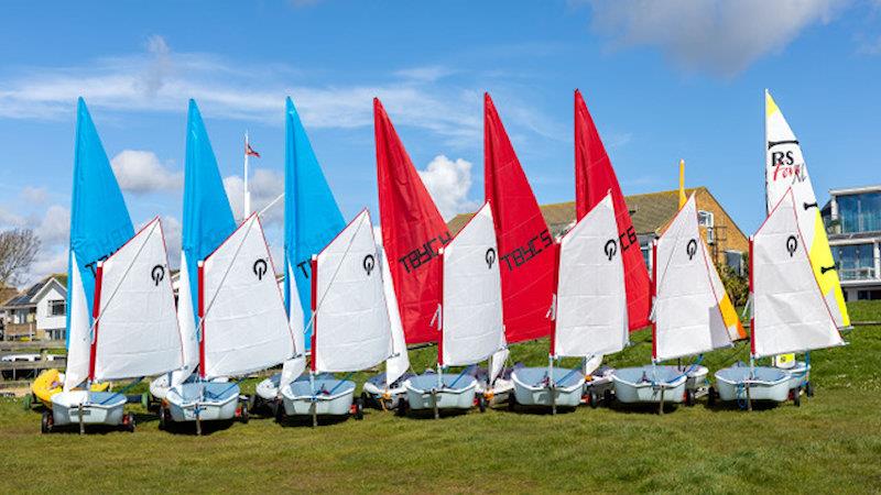 Thorpe Bay Yacht Club Cadet Fleet photo copyright Nick Alston taken at Thorpe Bay Yacht Club and featuring the Dinghy class