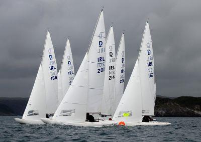 Irish South Coast Dragons 2014 at Glandore photo copyright Kathleen Hayes taken at Glandore Harbour Yacht Club and featuring the Dragon class