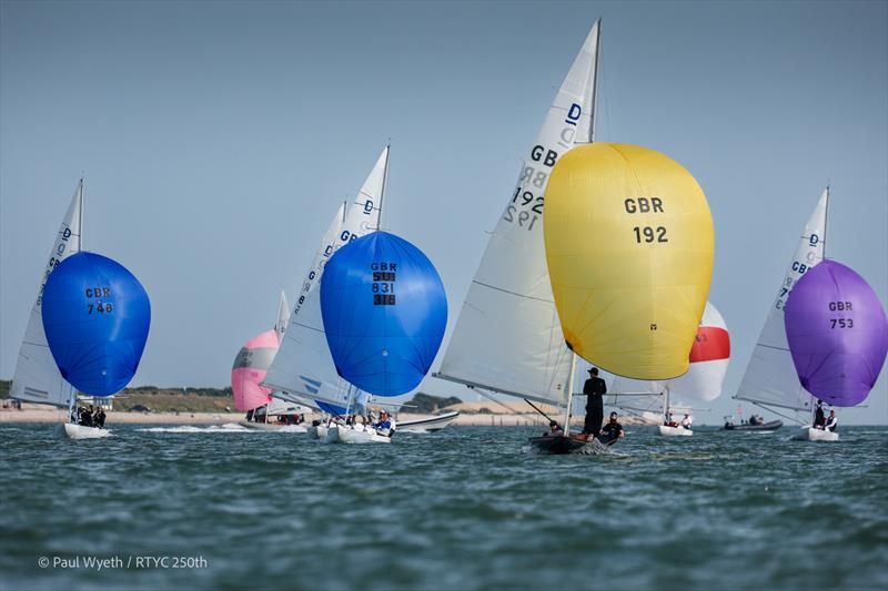 Dragon fleet on day 3 of the Royal Thames Yacht Club 250th Anniversary Regatta - photo © Paul Wyeth / www.pwpictures.com