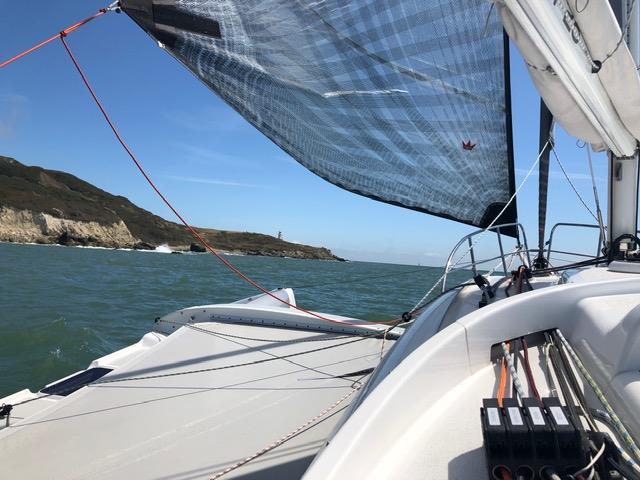 Code Zero up onboard Dragonfly during the RORC's Race the Wight - photo © Dragonfly