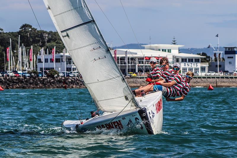 Westlake Boys High School - Harken National Secondary Schools Keelboat Championships - Waitemata Harbour - 2020 photo copyright Andrew Delves taken at  and featuring the Elliott 6m class