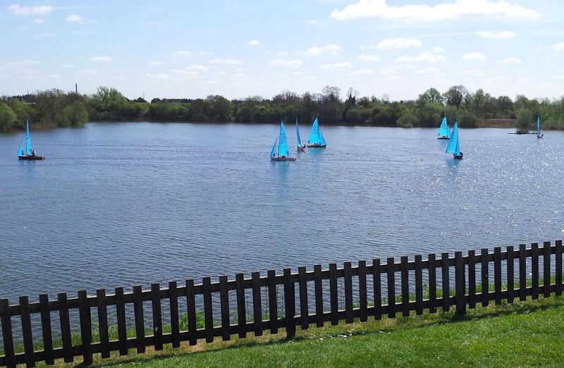 Enterprises at Ely photo copyright Les Booth taken at Ely Sailing Club and featuring the Enterprise class