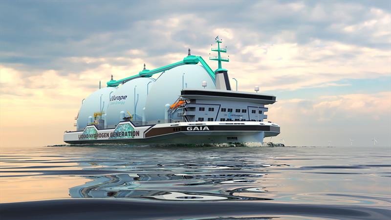 Liquid hydrogen tanker by LH2 Europe and C-Job - photo © C-Job Naval Architects