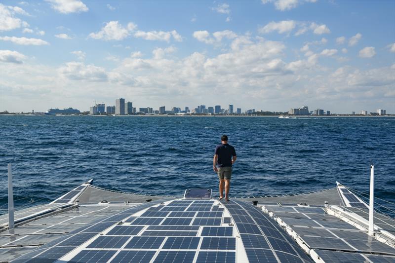 Energy Observer arrival at Fort Lauderdale - photo © Energy Observer Productions - Amélie Conty