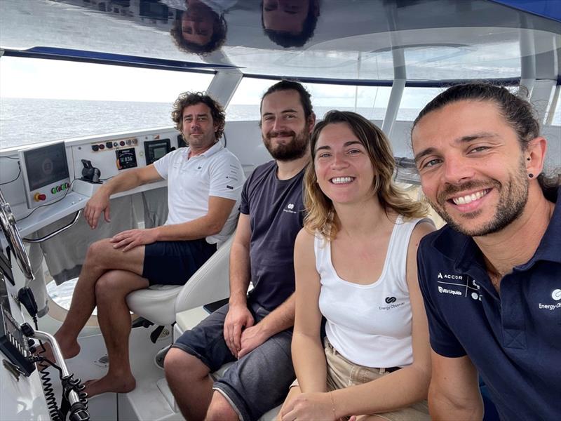 Energy Observer departure for Fort Lauderdale - photo © Energy Observer Productions - Agathe Roullin