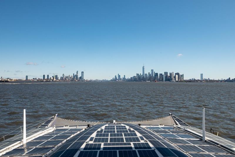 Energy Observer stops in New York City in celebration of Earth Week - photo © Energy Observer Productions - Agathe Roullin