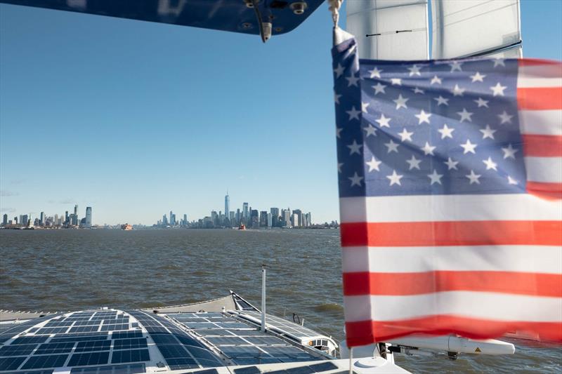 Energy Observer stops in New York City in celebration of Earth Week - photo © Energy Observer Productions - Agathe Roullin