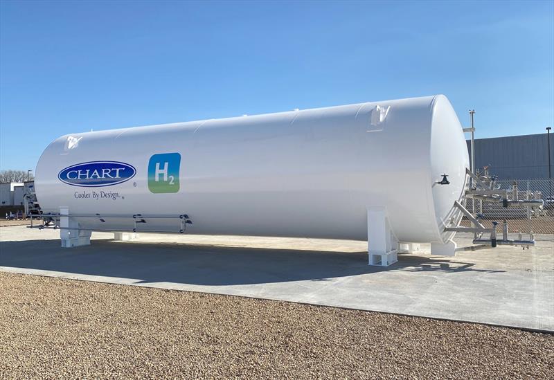 Chart Industries hydrogen tanks - photo © Chart Industries