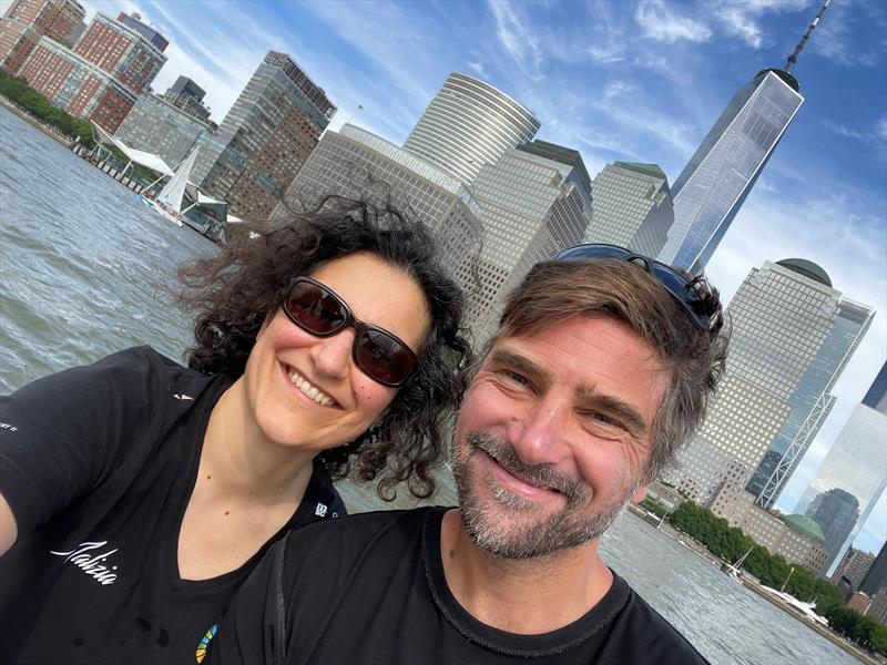 Team Malizia and The Ocean and Us have been working together several times over the past year, including in New York this spring - photo © Farah Obaidullah / The Ocean and Us