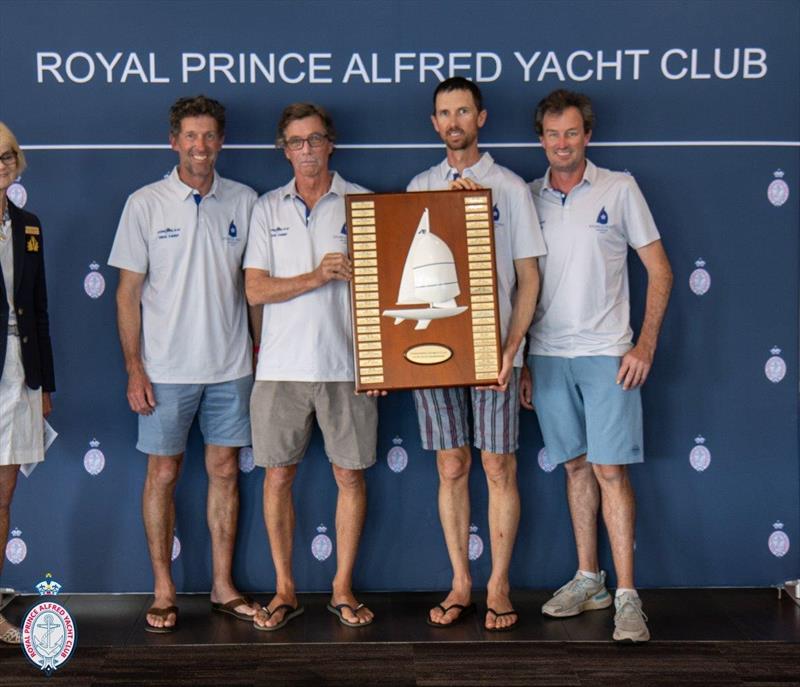 Etchells NSW State Championship 2024 - Winners! RPAYC Etchells NSW - Mal Page, Mark Thornburrow, Julian Plante, Nathan Wilmot photo copyright Brendan Rourke / RPAYC taken at Royal Prince Alfred Yacht Club and featuring the Etchells class