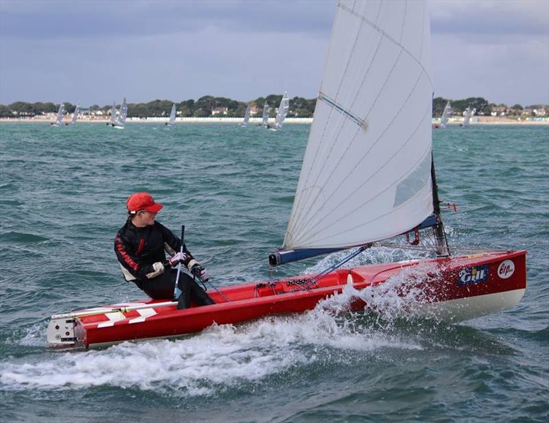 Europe Nationals at Highcliffe day 2 photo copyright Sarah Desjonqueres taken at Highcliffe Sailing Club and featuring the Europe class