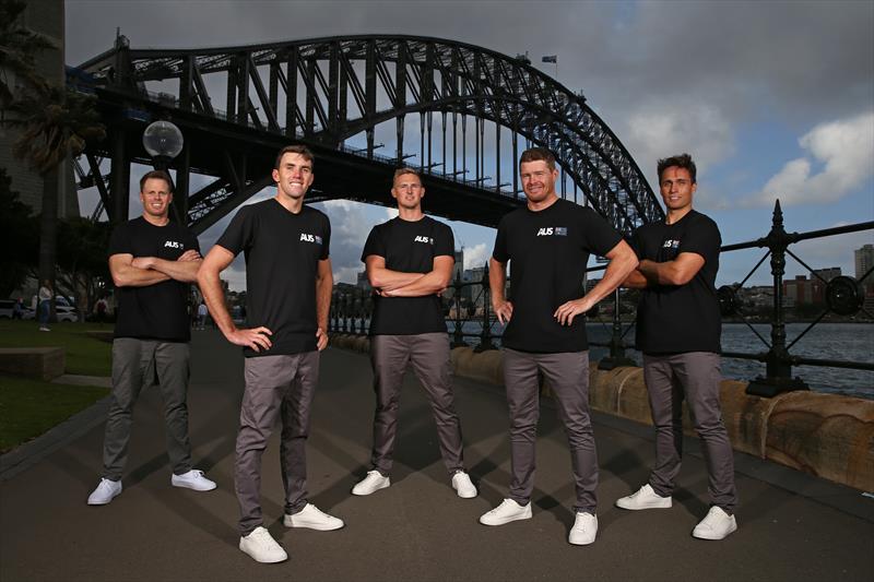 Australia SailGP team (l-r) Sam Newton, Jason Waterhouse, Kyle Langford, Tom Slingsby and Ky Hurst - photo © Jason McCawley