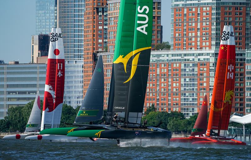 New York SailGP day 1 photo copyright Sam Greenfield / SailGP taken at  and featuring the F50 class