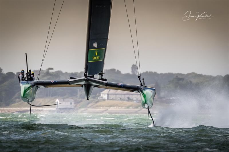 Strong winds for the Cowes SailGP on Sunday - photo © Sam Kurtul / www.worldofthelens.co.uk