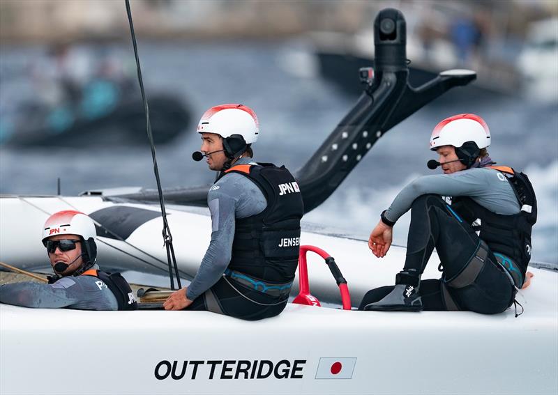 Nathan Outteridge - A close loss in the Final - Sail GP - Marseille - September 22, 2019 - photo © Bob Martin for SailGP