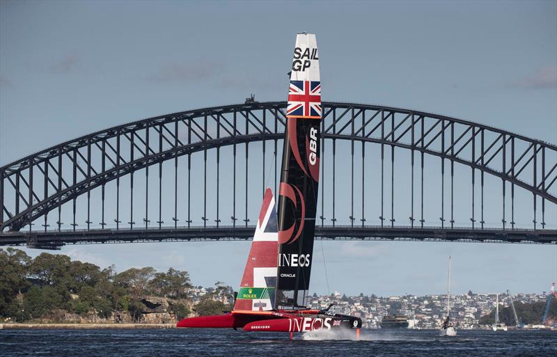 INEOS Team UK - Sail GP - 2020 - Round 1, Sydney Harbour, February 2020 photo copyright Lloyd Images taken at Royal Sydney Yacht Squadron and featuring the F50 class