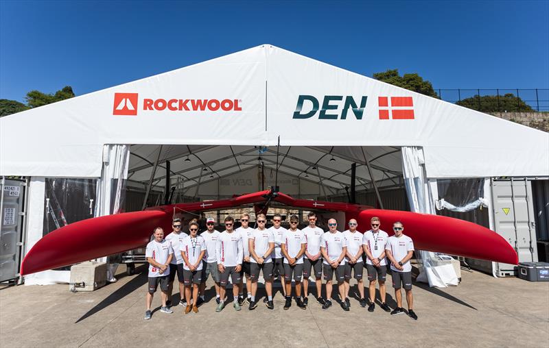 Denmark SailGP Team's base in Sydney photo copyright Brian Carlin / SailGP / SailGPDenmark taken at Royal Sydney Yacht Squadron and featuring the F50 class