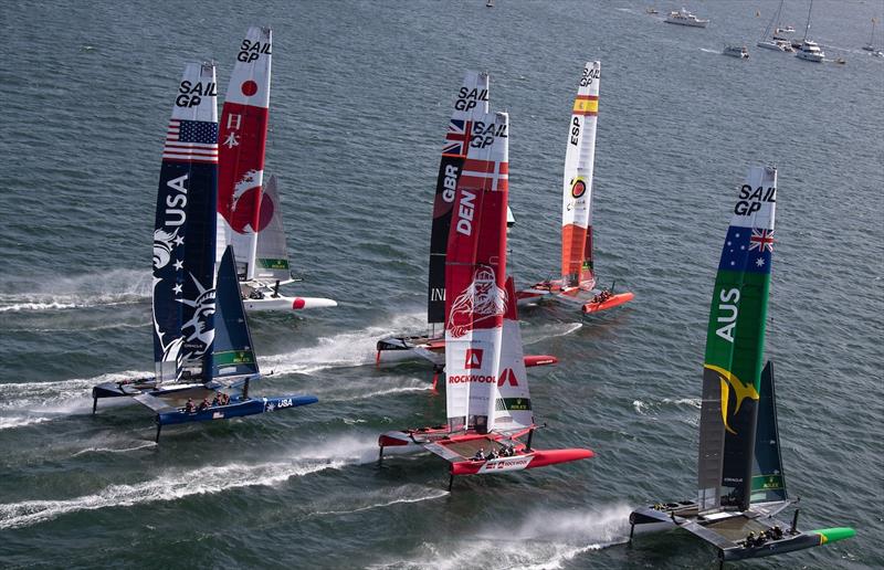 SailGP - F50's competing in Sydney SailGP in early 2020. - photo © David Gray/SailGP