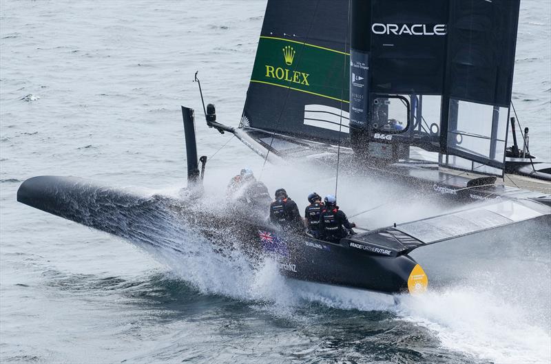 New Zealand SailGP Team helmed by Peter Burling SailGP, Event 5, Season 2 in Saint-Tropez, France. 10 September . Photo: Thomas Lovelock for SailGP. Handout image supplied by SailGP - photo © Thomas Lovelock/SailGP