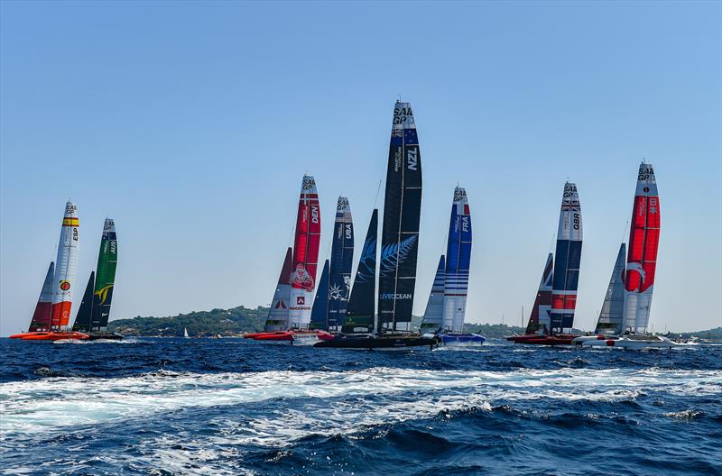 The SailGP F50 fleet on Race Day 2. France SailGP - photo © Ricardo Pinto/SailGP