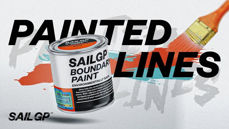 Painted Lines: An Artist's Story photo copyright SailGP taken at  and featuring the F50 class