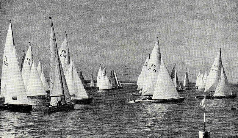 1959 Flying Dutchman Worlds at Whitstable photo copyright Douglas West taken at Whitstable Yacht Club and featuring the Flying Dutchman class