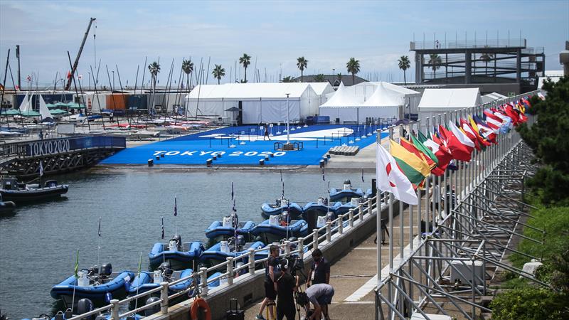 The launch zone - Tokyo2020 - Enoshima - photo © Richard Gladwell / Sail-World.com / nz