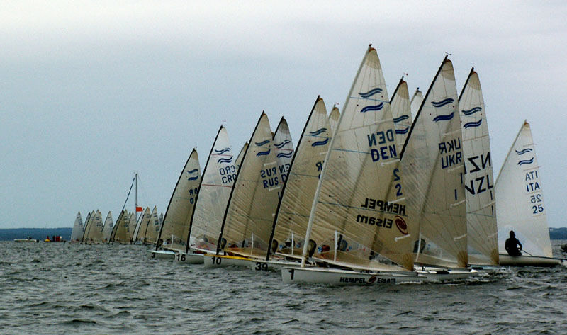 The start of race one at the Finn Europeans at Kalmar, Sweden - photo © Finn Europeans media