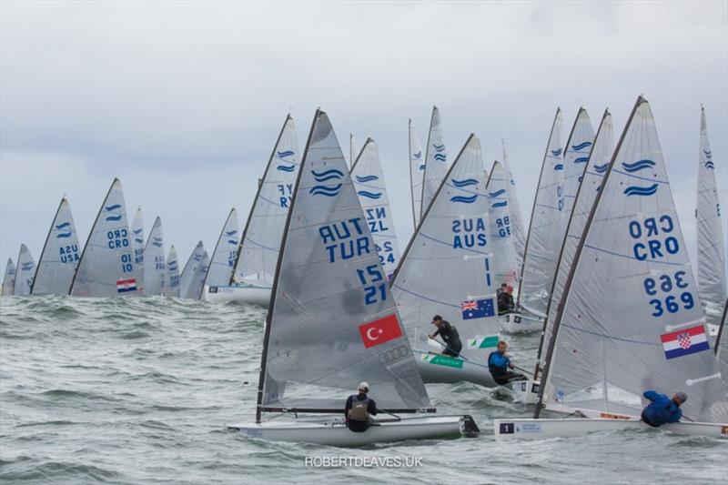 2021 Finn Gold Cup, Day 3 photo copyright Robert Deaves taken at Vilamoura Sailing and featuring the Finn class