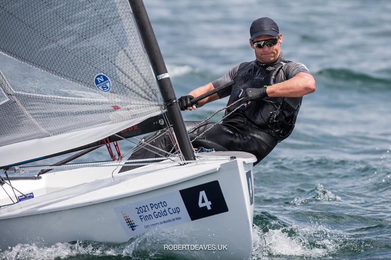 Josh Junior (NZL) - Finn Gold Cup - Porto, Portugal - May 2021 - photo © Robert Deaves / Finn Class