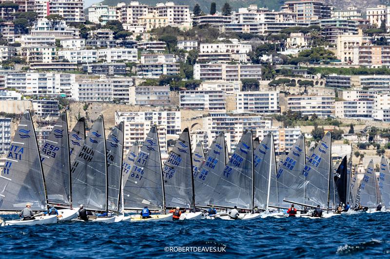 Start Race 1 - 2025 Open Finn European Championship - photo © Robert Deaves / www.robertdeaves.uk