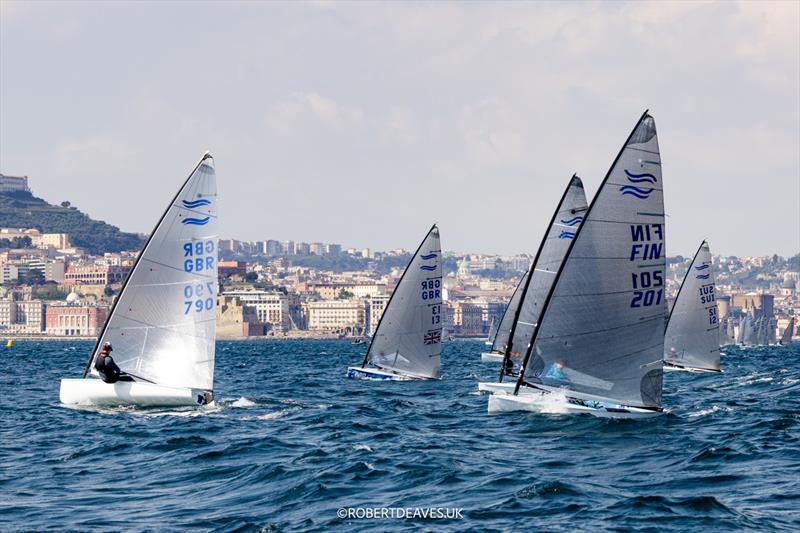 Start Race 6 - 2025 Open Finn European Championship - photo © Robert Deaves / www.robertdeaves.uk