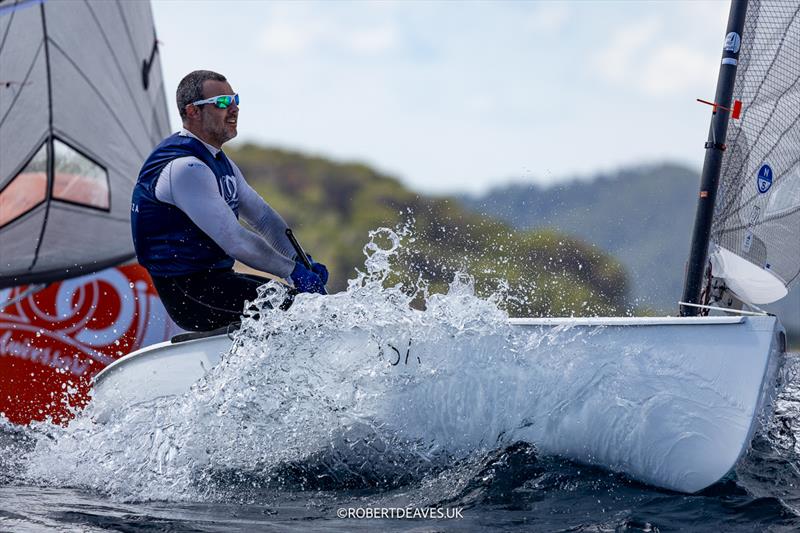 Adrian Bedoya - 2025 Spanish Open Finn Championship in Ibiza - photo © Robert Deaves