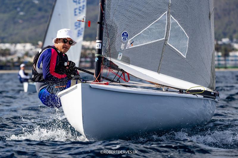 Xavier Penas, ESP - 2025 Spanish Open Finn Championship in Ibiza - photo © Robert Deaves