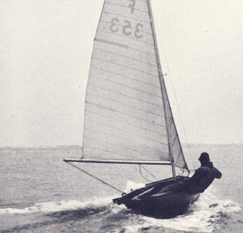 Martin Beale wasn't just one of the top sailors of the day, but he had cracked the boat handling issues of sailing the Firefly single handed. Martin was seen as one of the favourite front runners for selection photo copyright Henshall taken at  and featuring the Firefly class